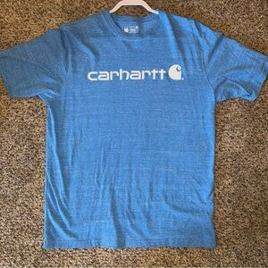 Carhartt Men's Heather Blue Short Sleeve Tee